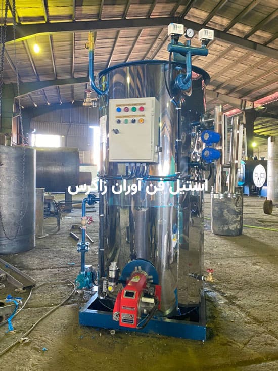 دیگ بخار سالن پرورش قارچ