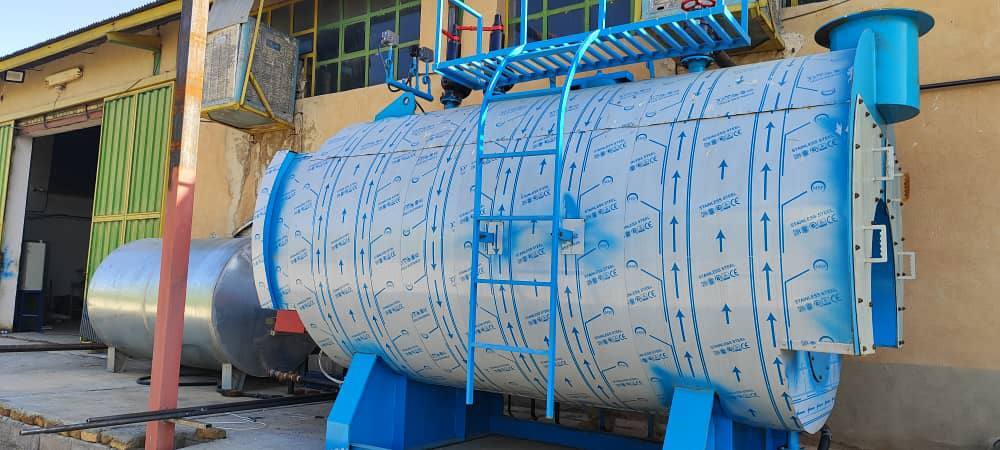 دیگ بخار افقی